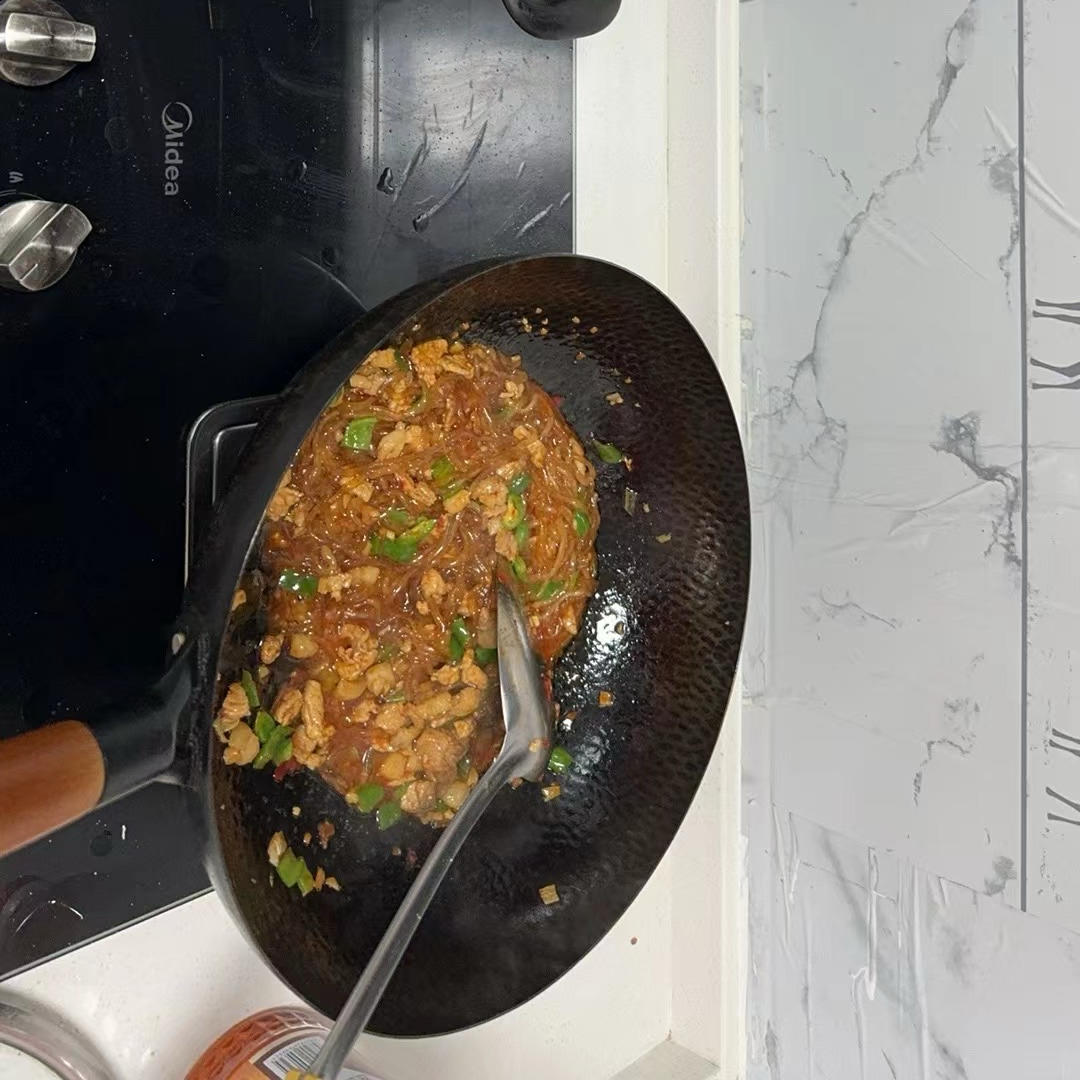 蚂蚁上树——肉沫粉条