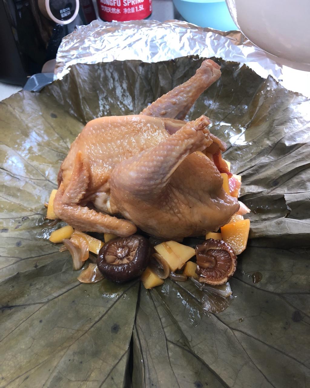 lingki做的小羽私厨之荷叶包鸡