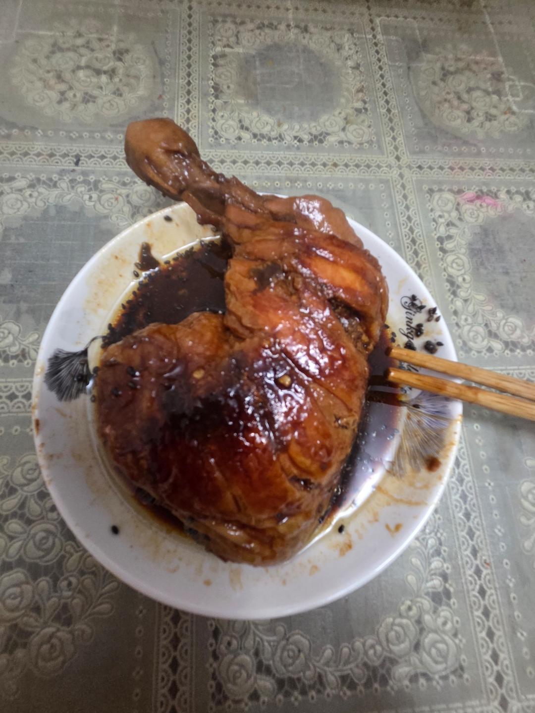 电饭煲红烧大鸡腿（不加一滴水）