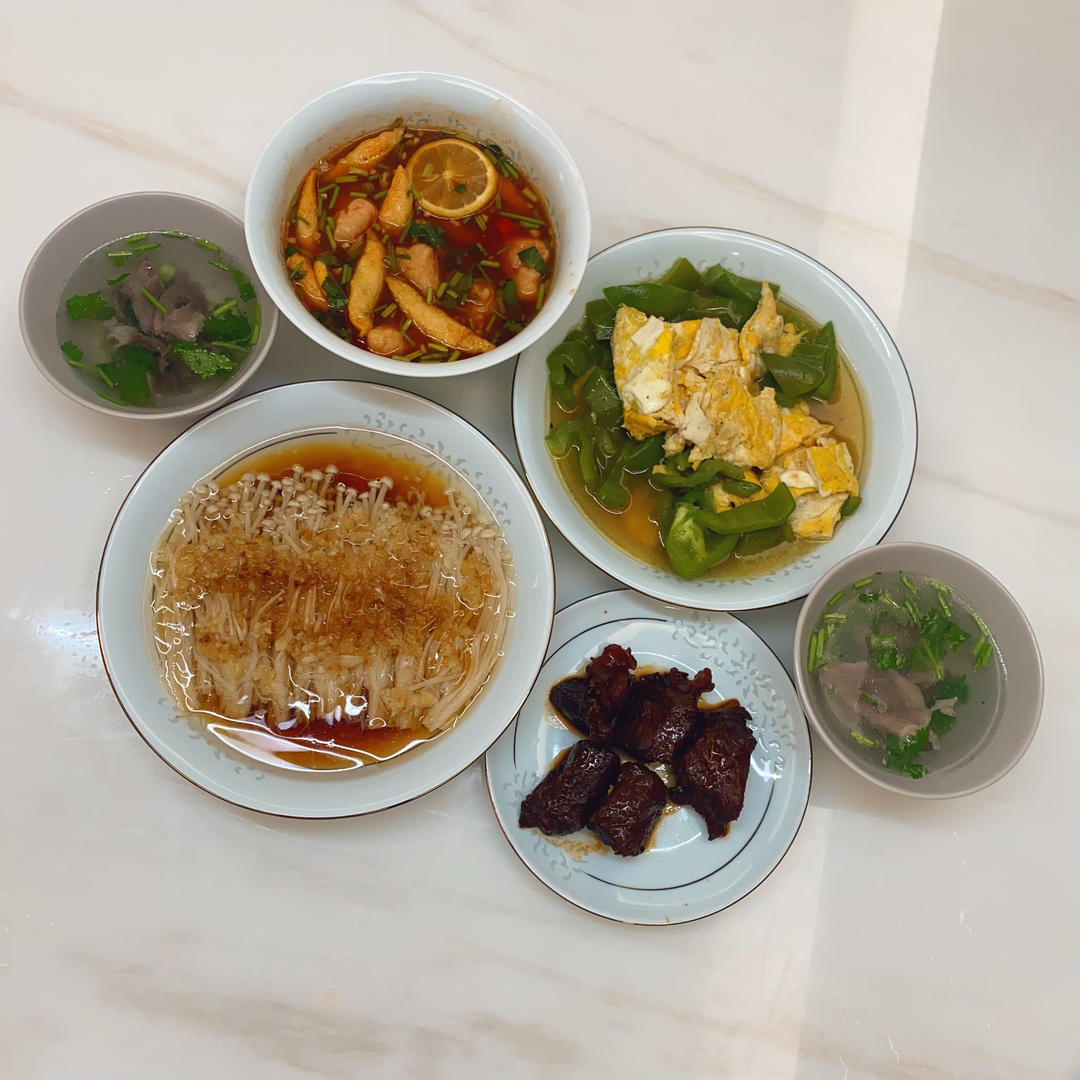 蒜蓉蒸金针菇
