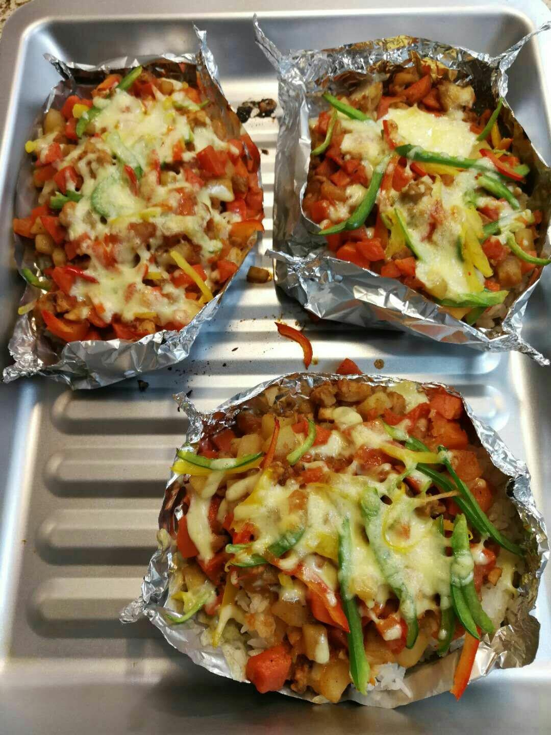 番茄鸡肉浓情焗饭【两人份】