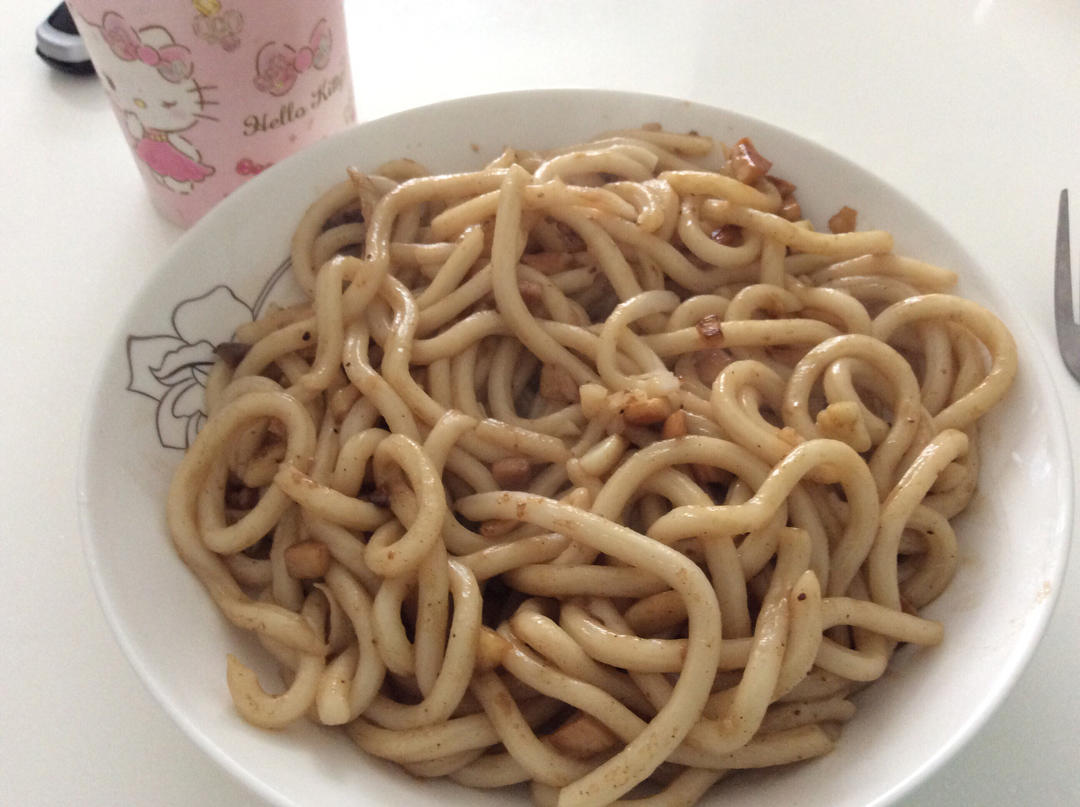 杏鲍菇牛肉乌冬面