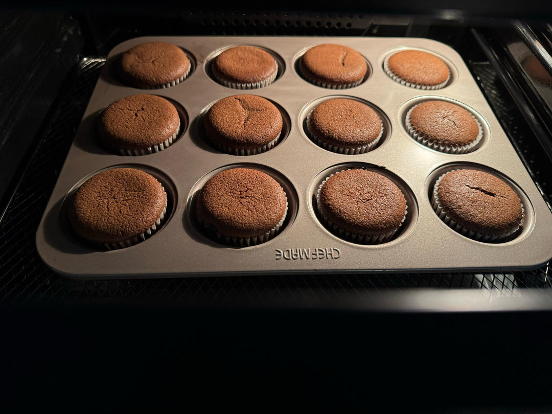 可可巧克力Cupcake纸杯子海绵蛋糕（甜品台都用本方）C6
