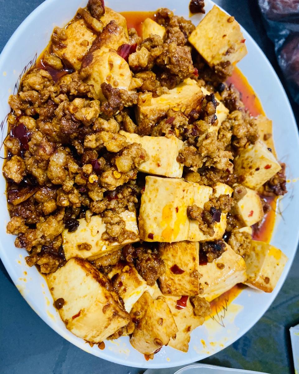 家常菜-肉末豆腐