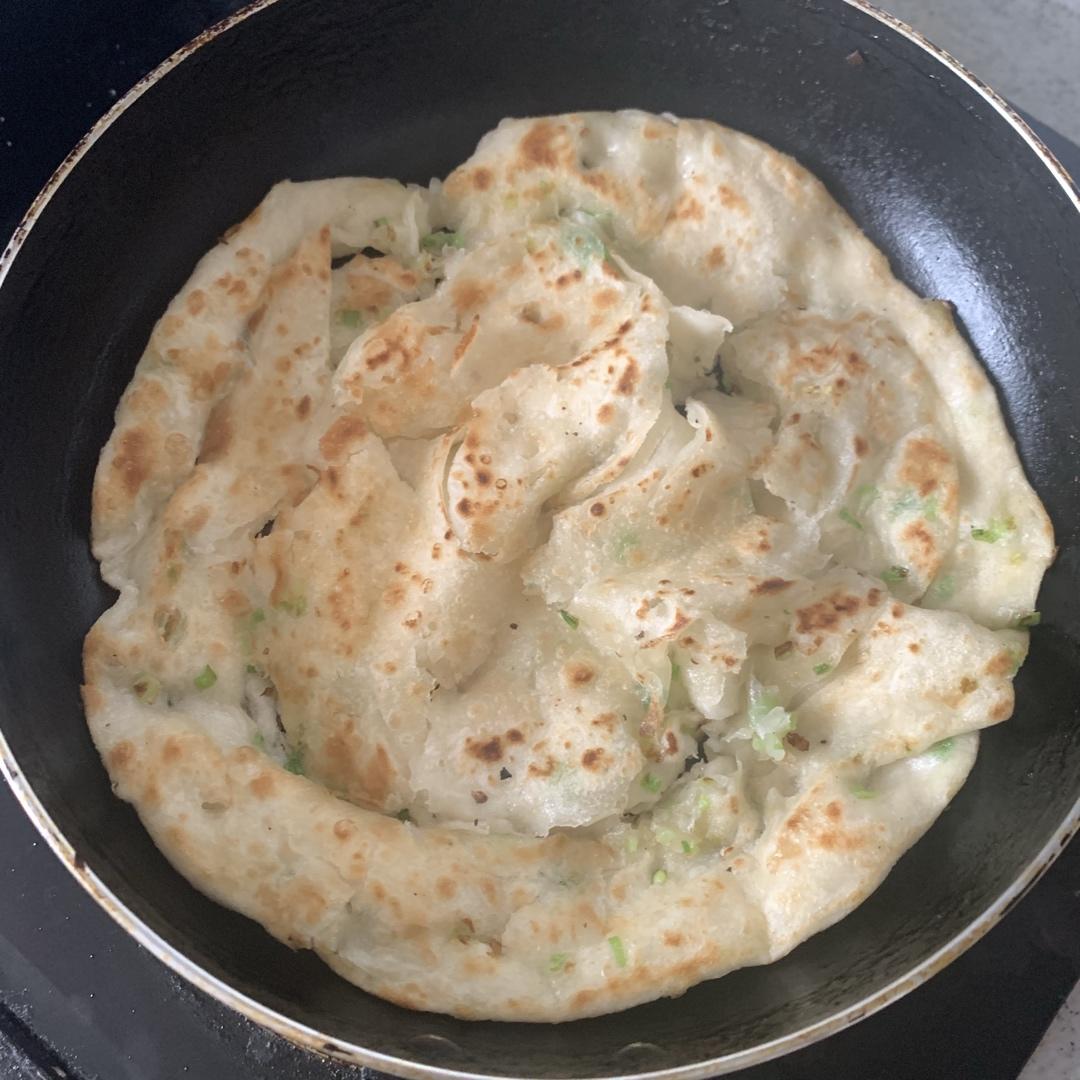 香酥好吃的葱油饼（无猪油版手抓饼皮2）