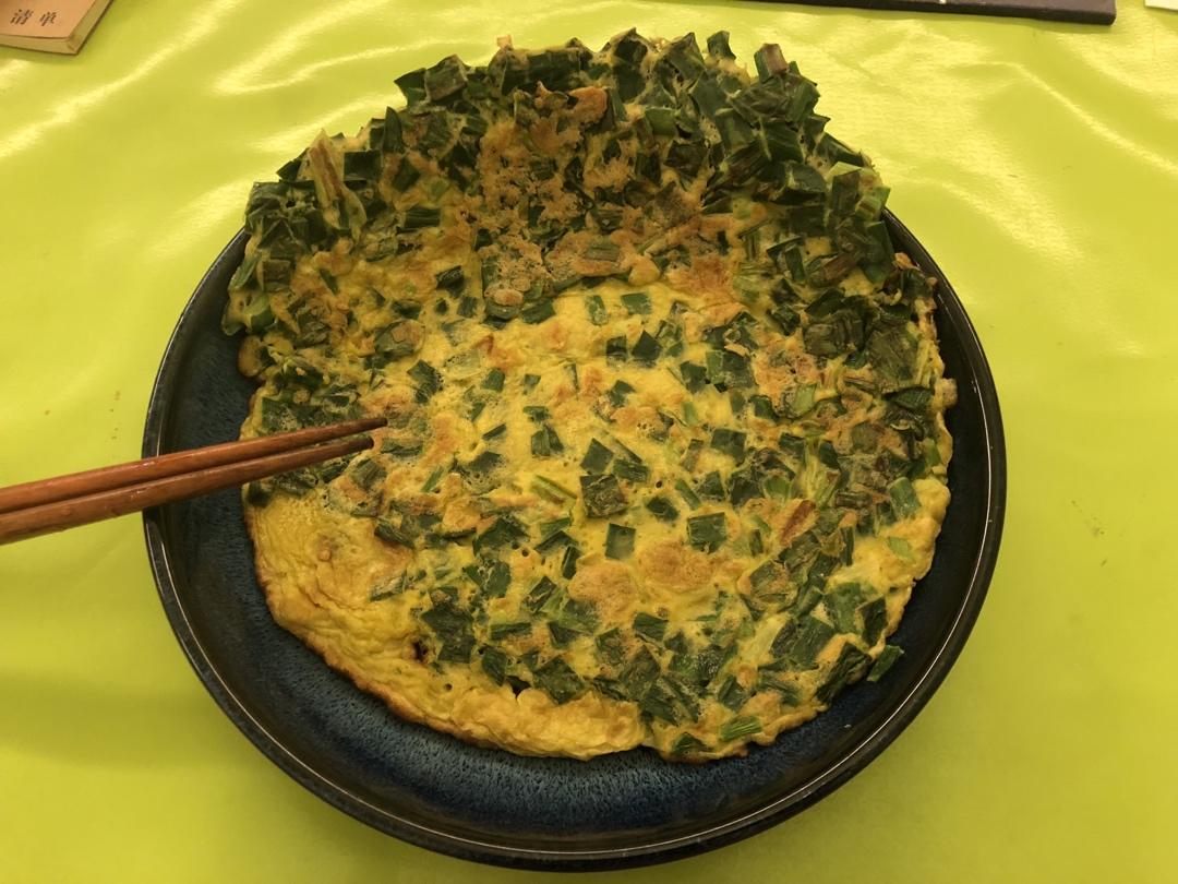 韭菜鸡蛋饼