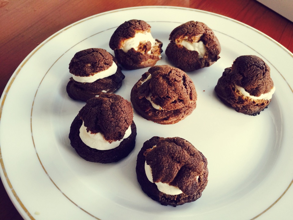 巧克力酥皮泡芙