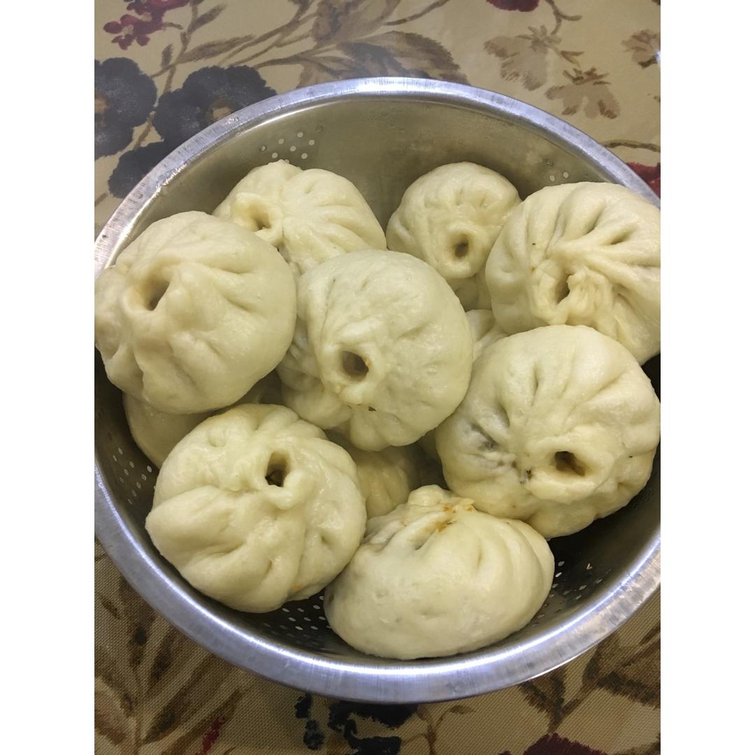 一小时快速吃上热腾包子（包括准备馅的时间）
