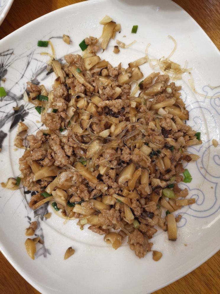 肉末（肉丝）炒粉丝