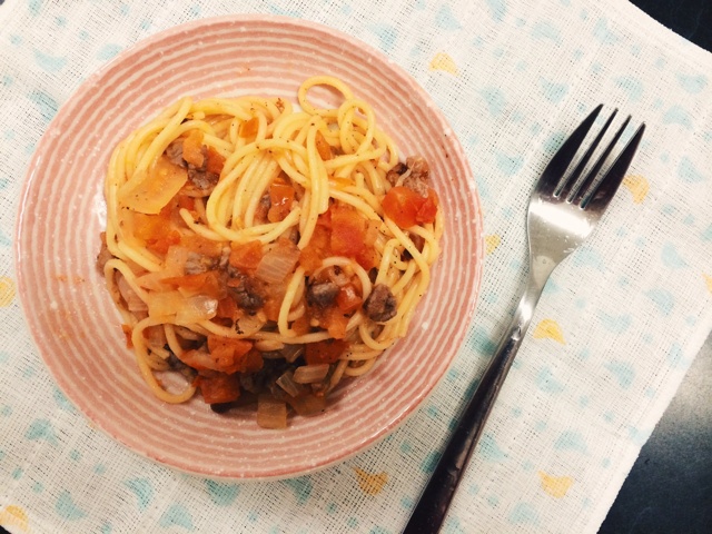番茄肉酱意大利面