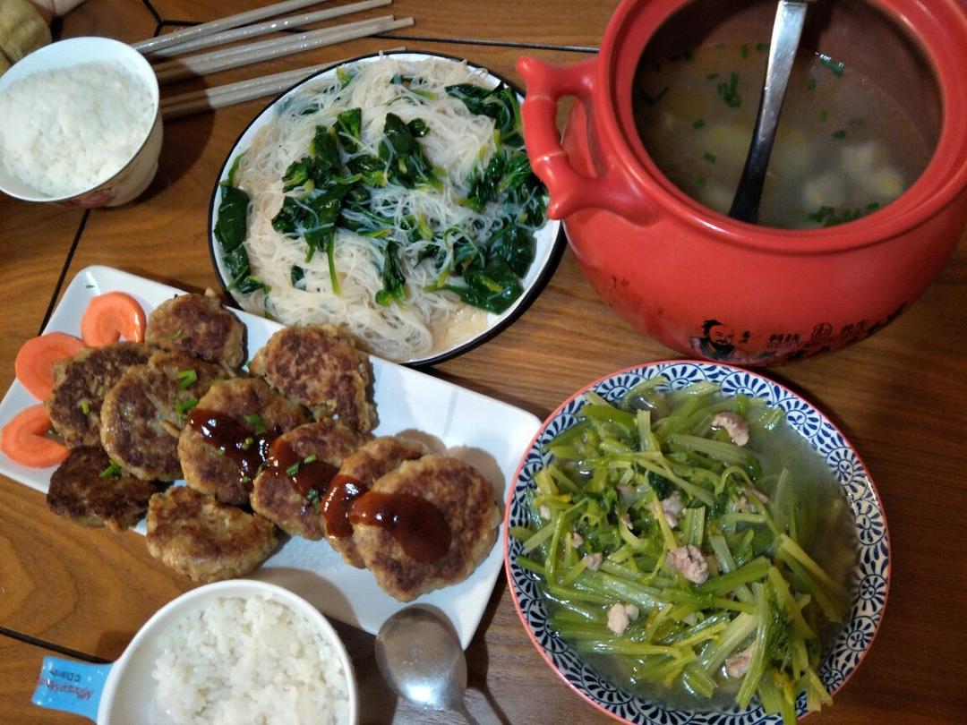 菠菜拌粉丝