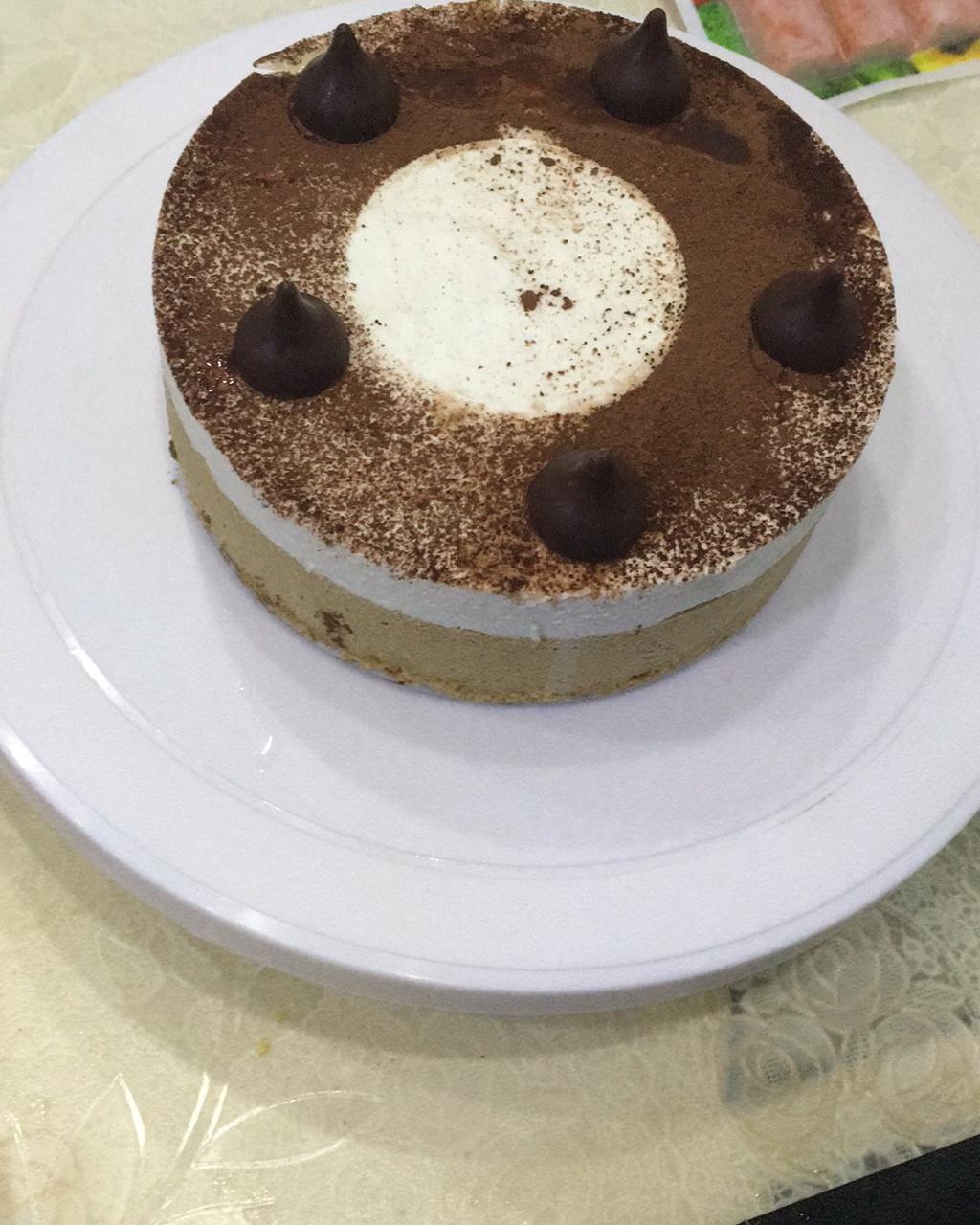 咖啡双层冻芝士蛋糕