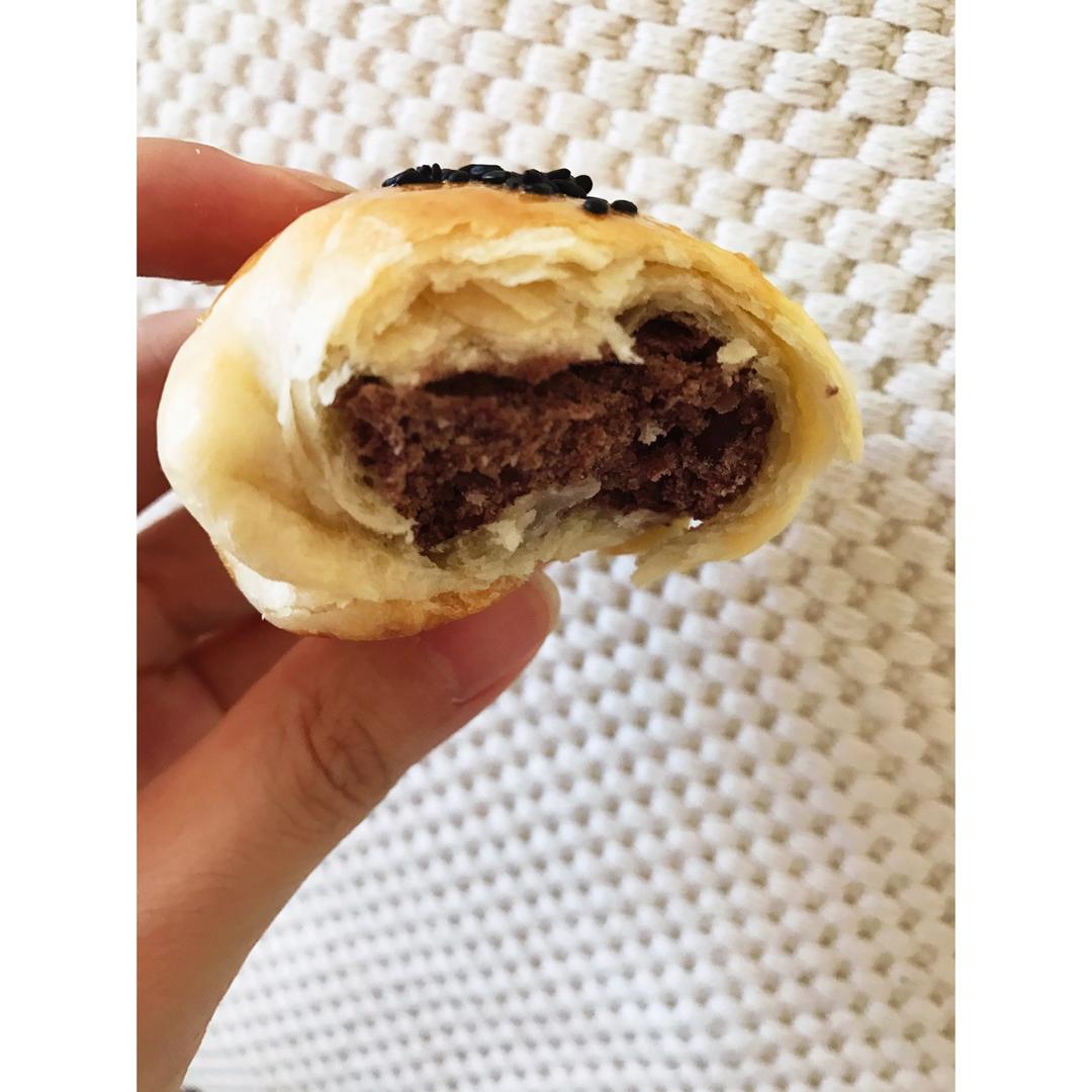 红豆酥饼（附油酥不测漏的办法）