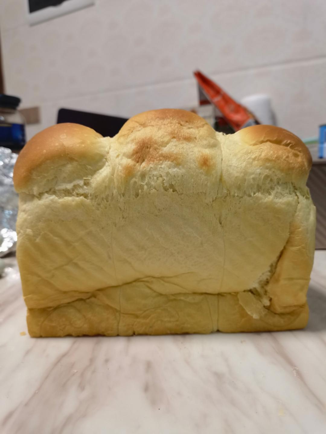 夺命软吐司(๑´ڡ`๑)超软拉丝极速方便的一次发酵吐司