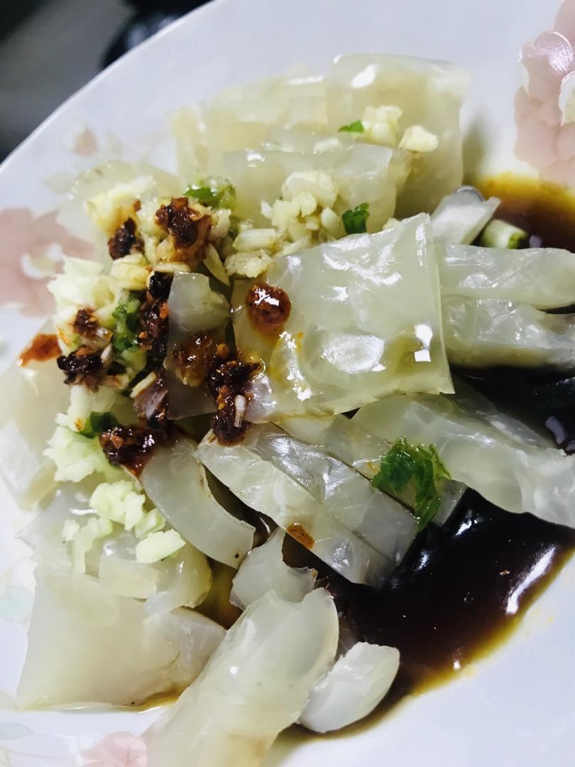 水晶肉皮冻