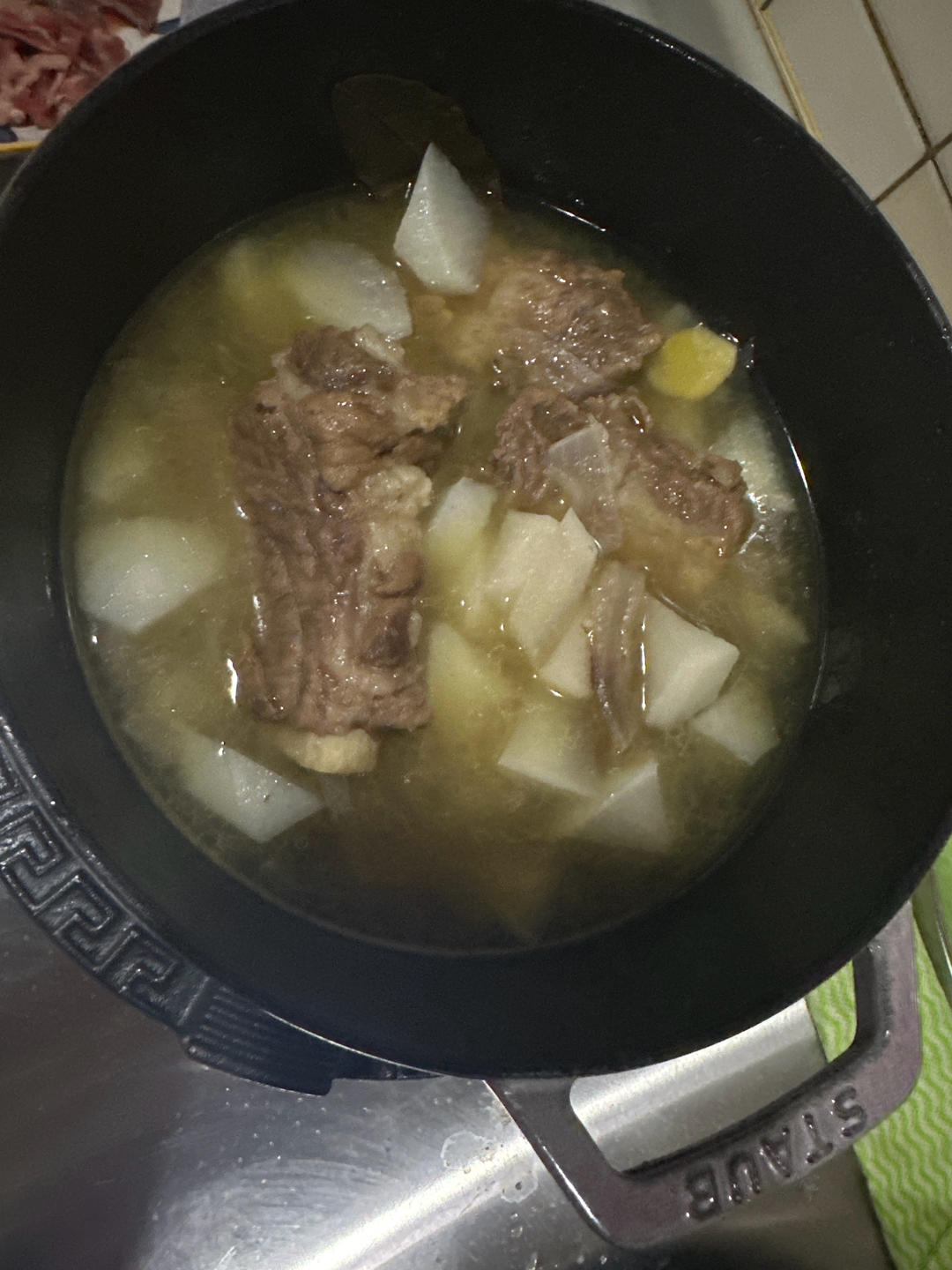 😋简单又美味！清炖牛肋条，吃货必尝！