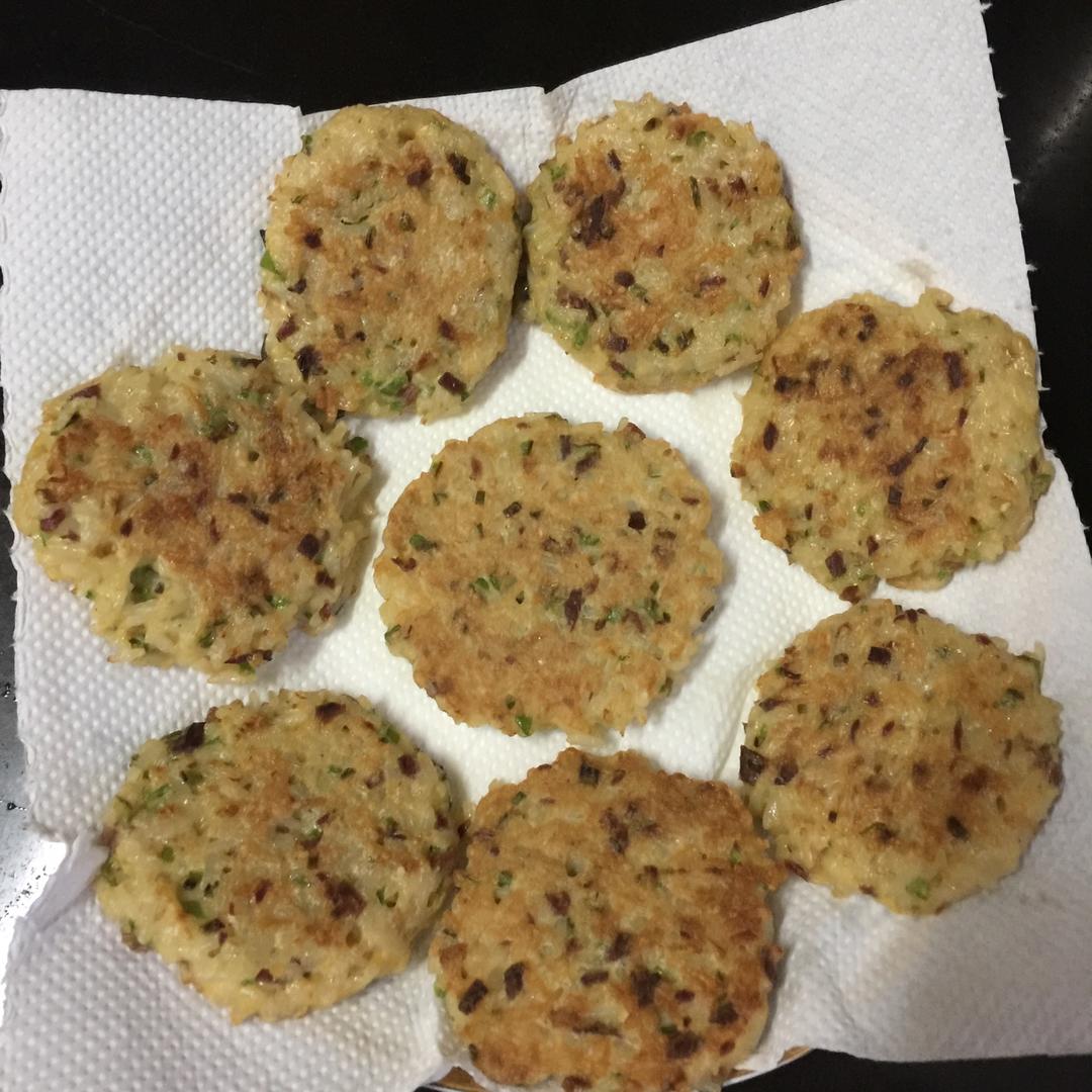 8分钟 剩米饭饼