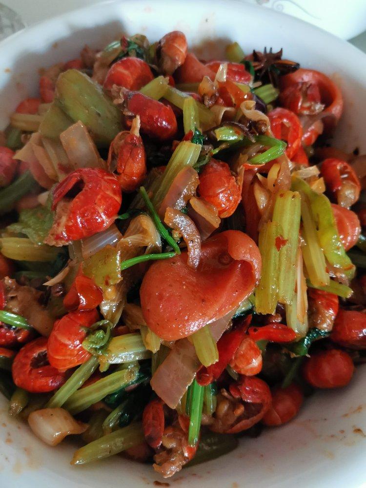 麻辣炒虾尾