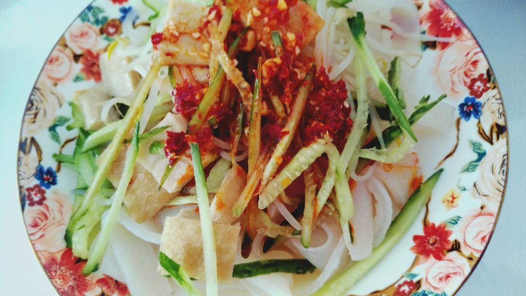 凉皮之厨师机洗面筋法，解放你的双手