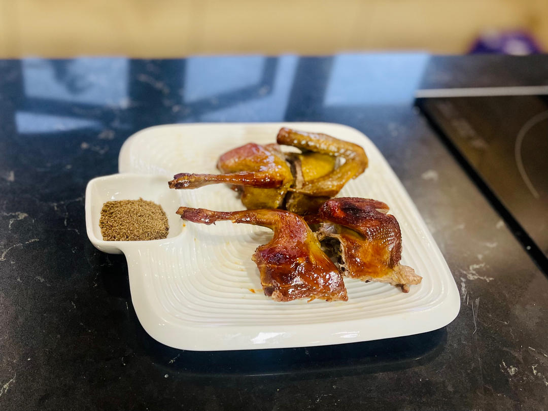 脆皮乳鸽（烤箱版）