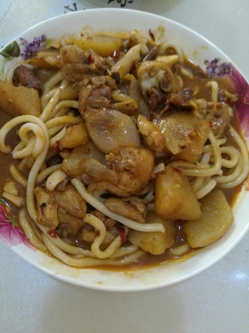 手机用户8119ly做的大盘鸡拉条子