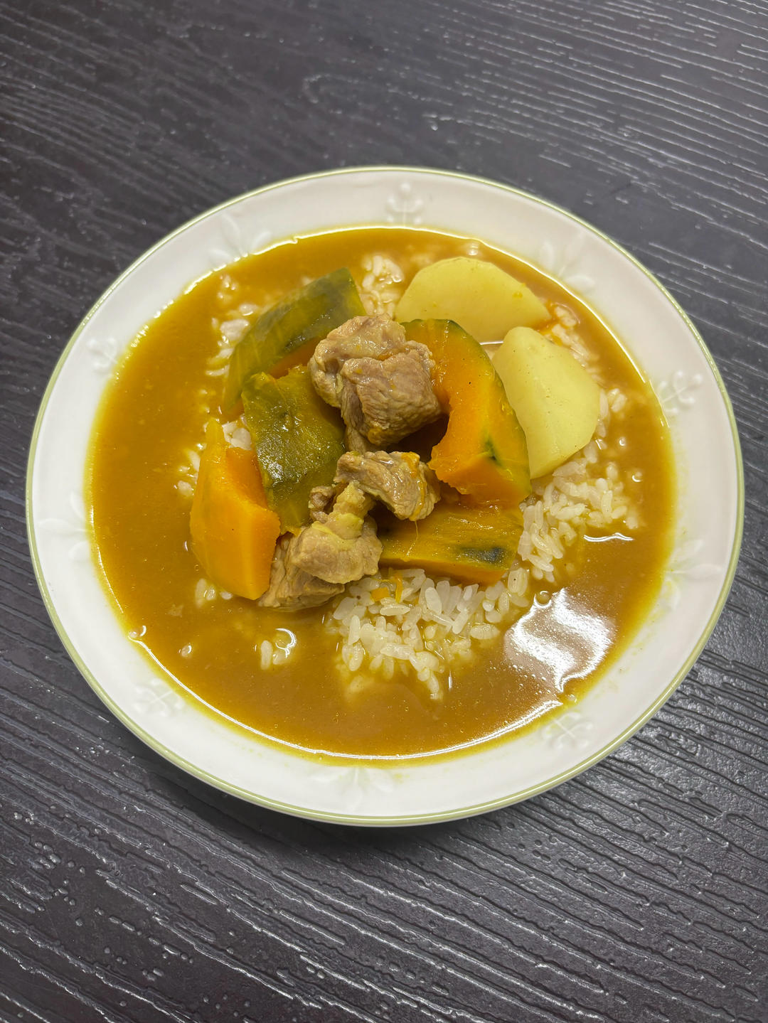 土豆鸡肉咖哩饭