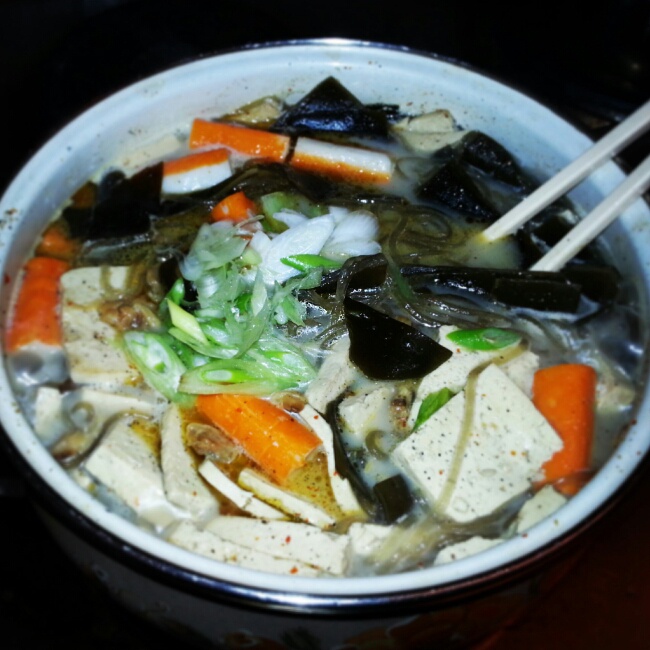 海带豆腐蛤蜊汤