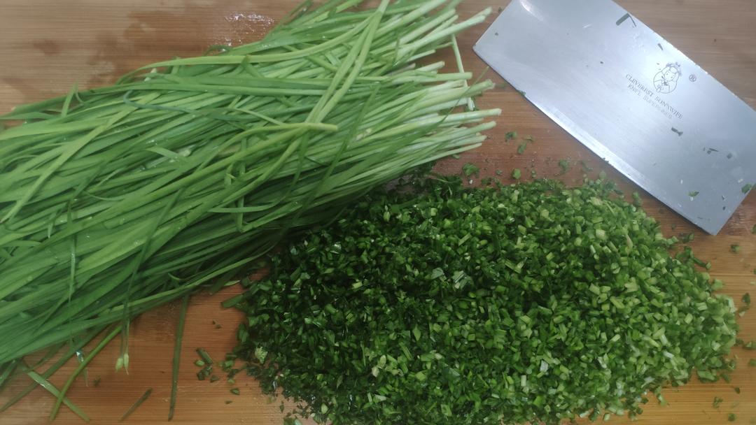 韭菜面片，绝对不用水活面！