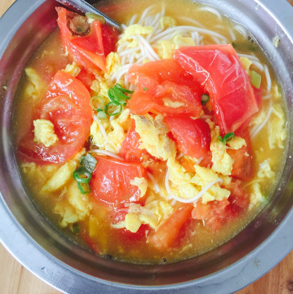 我是陈小宝啊做的番茄鸡蛋面