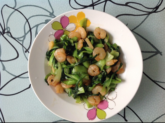 虾仁油菜
