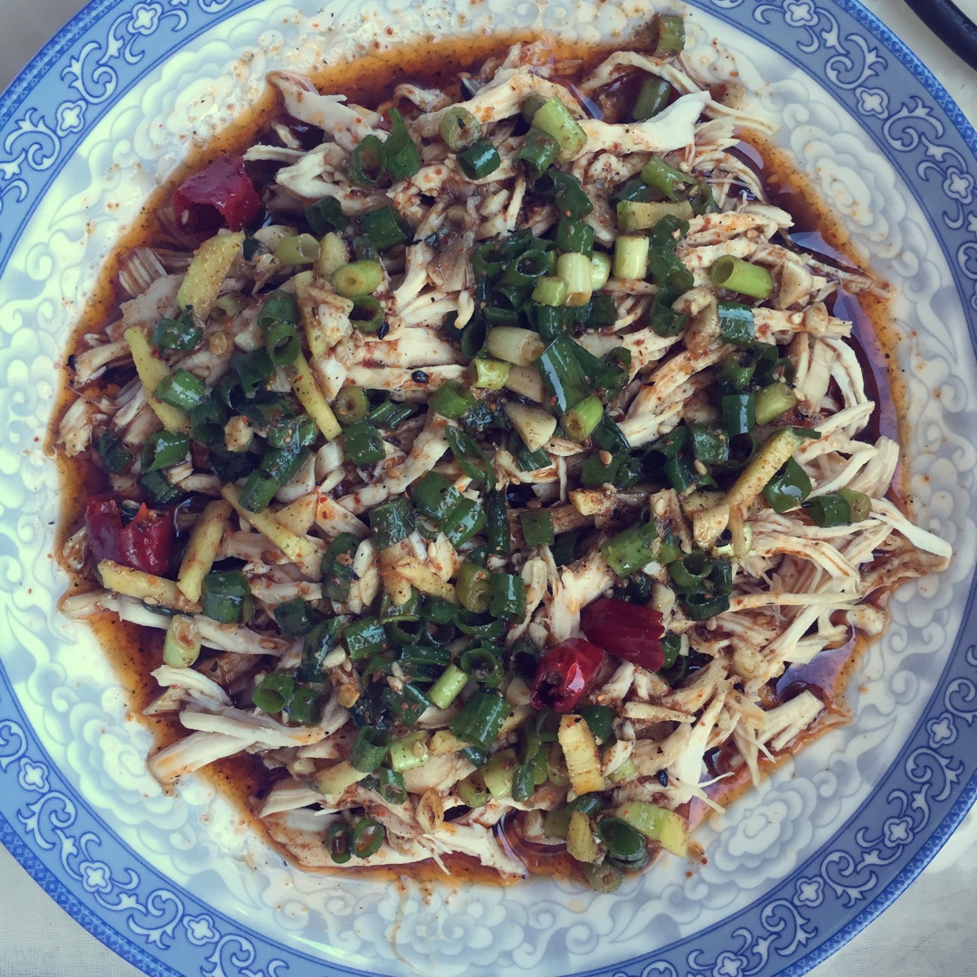 低脂重口味江湖菜——口水鸡大胸