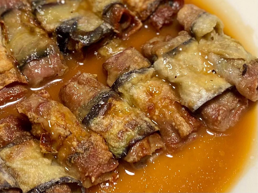 茄子肥牛卷的做法