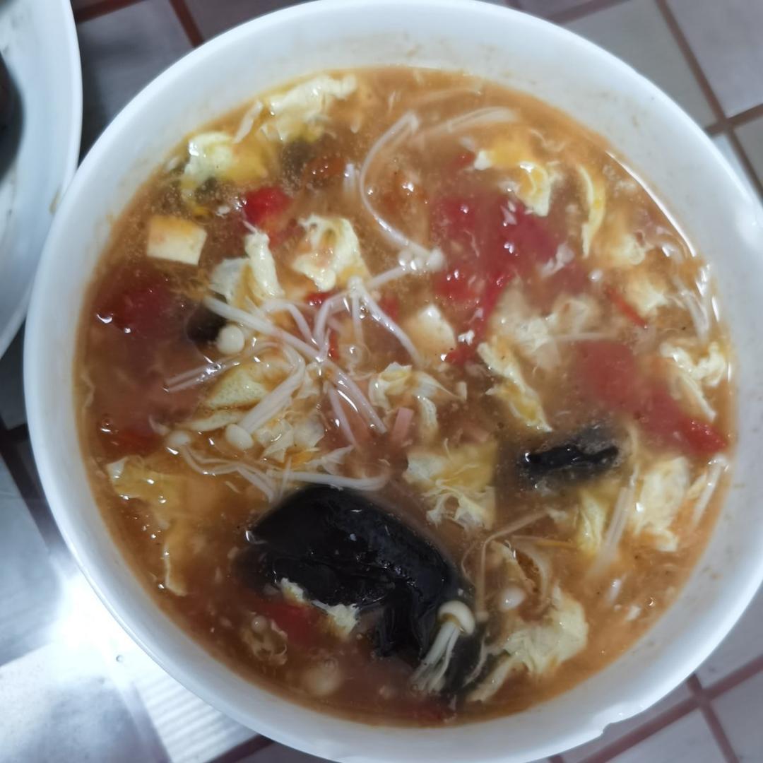 超级开胃的酸辣汤❗️10分钟搞定