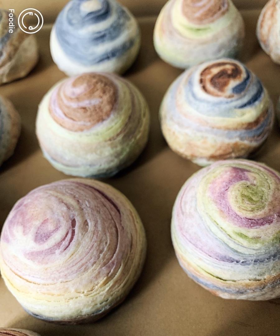 彩虹蛋黄酥（无色素版）