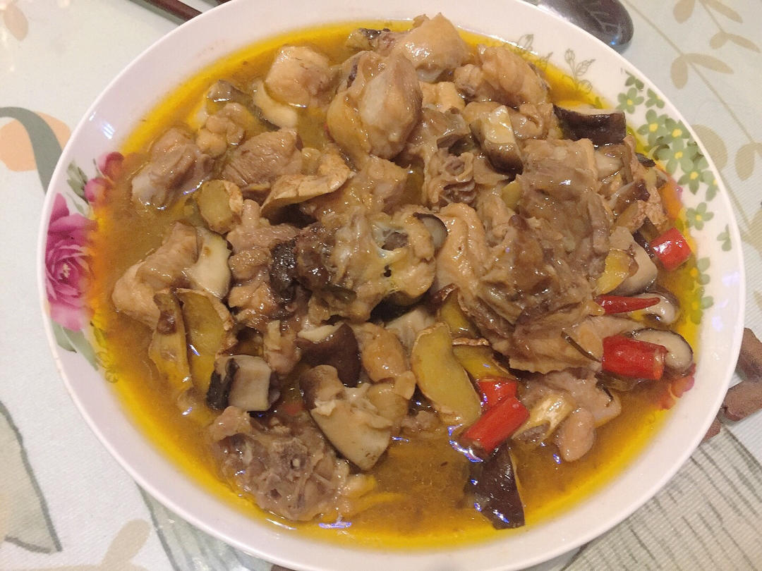 香菇蒸滑鸡