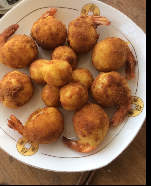 土豆虾球