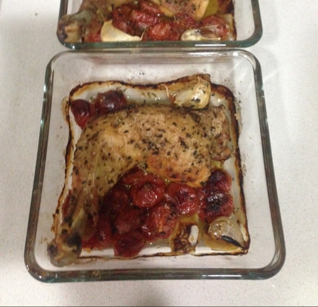 番茄大蒜香草烤鸡腿（庄祖宜）