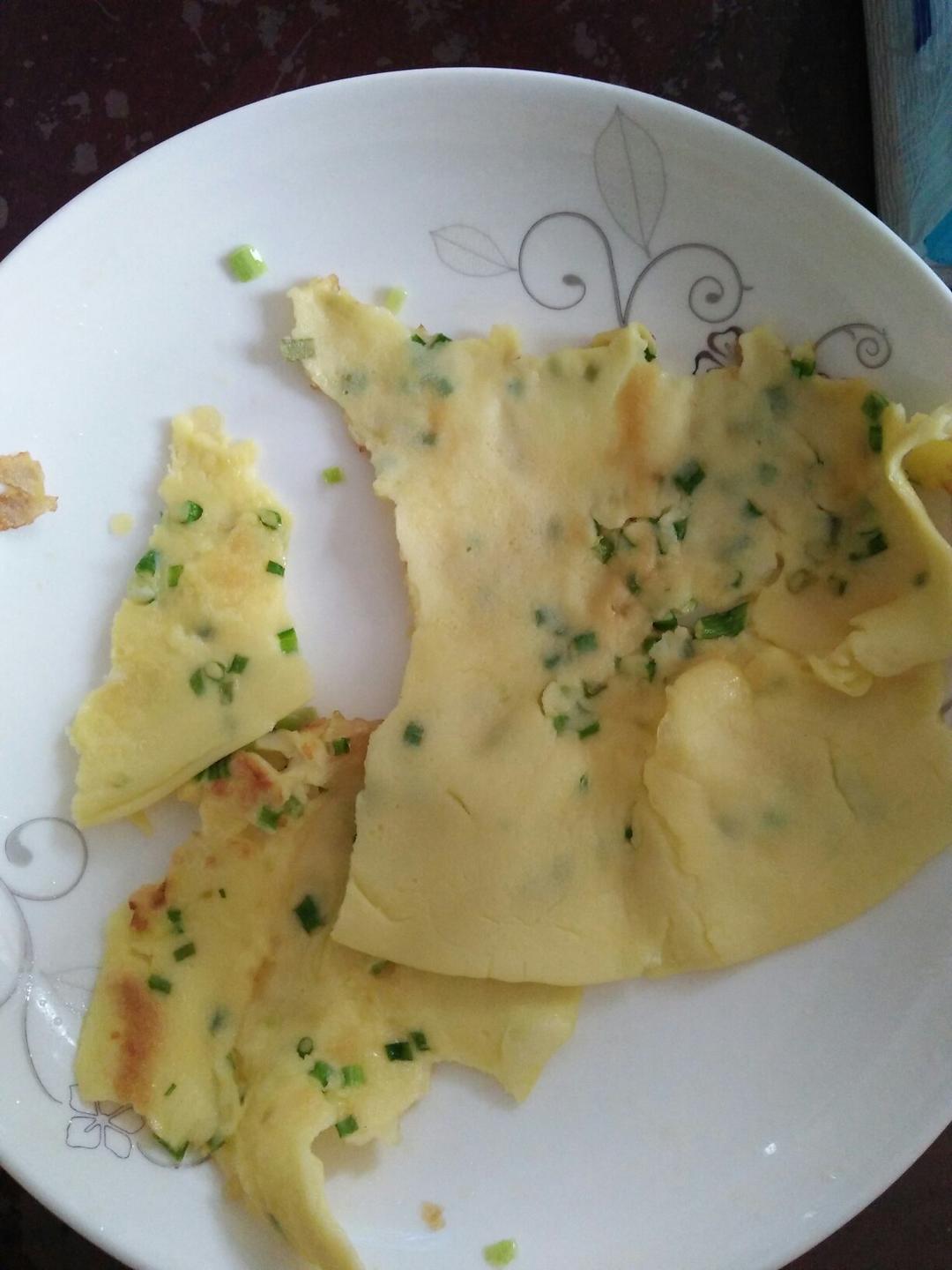 快手鸡蛋饼～～十分钟早餐！