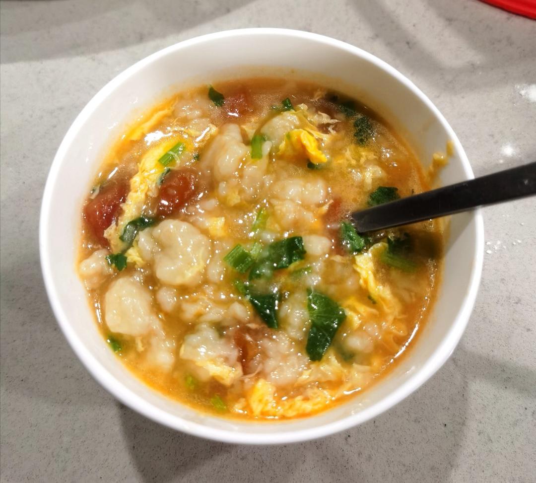 djvqld做的蕃茄鸡蛋面疙瘩