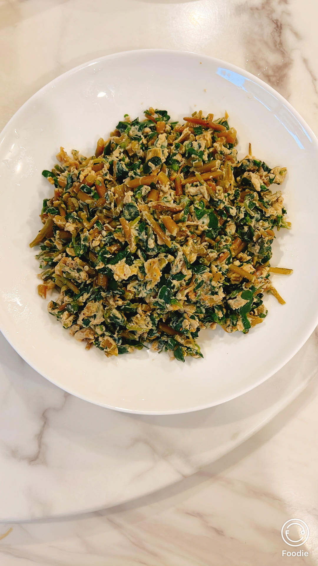 马齿苋炒鸡蛋