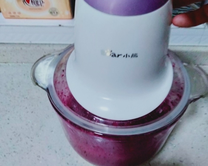 火龙果溶豆的做法 步骤1