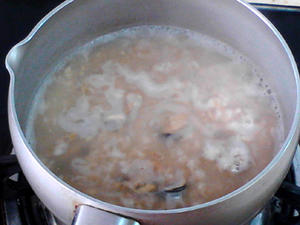 淡菜海米燕麦粥的做法 步骤7