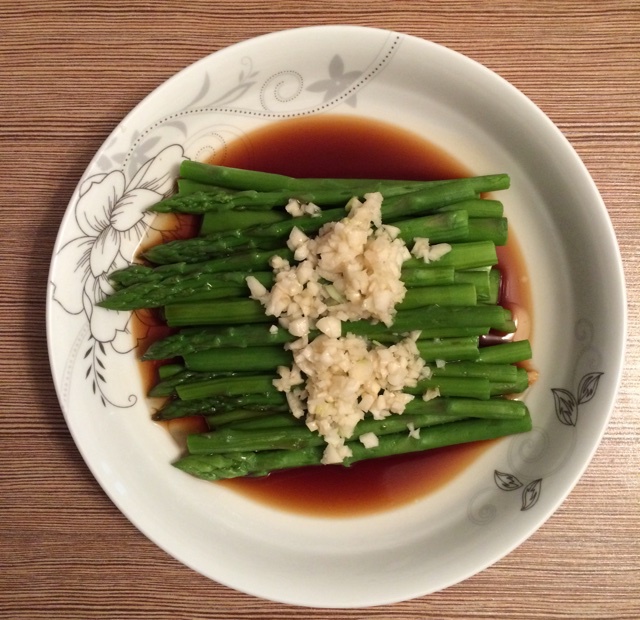 鲜味油淋芦笋