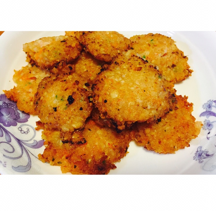 香煎虾饼