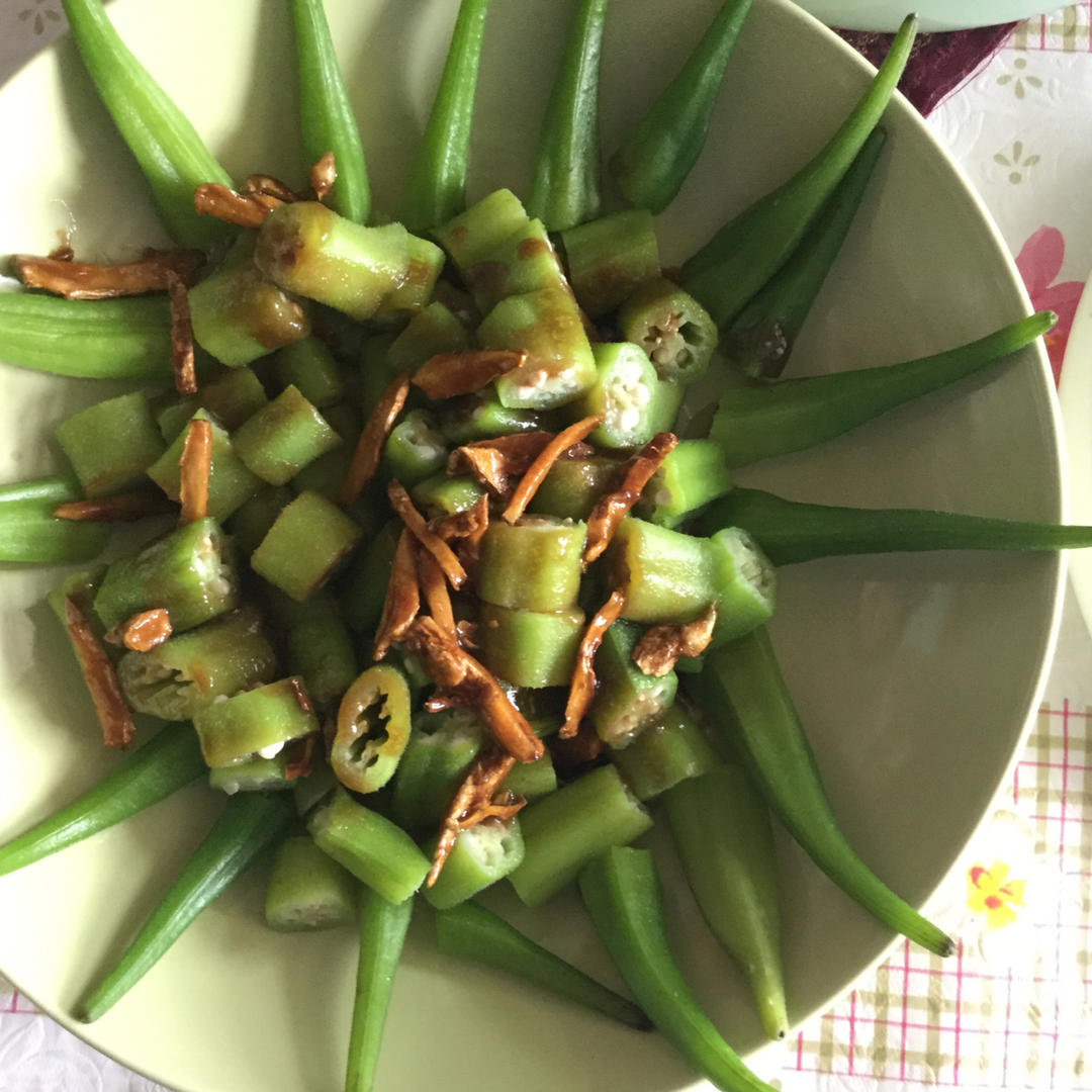 【白灼秋葵】清爽简单