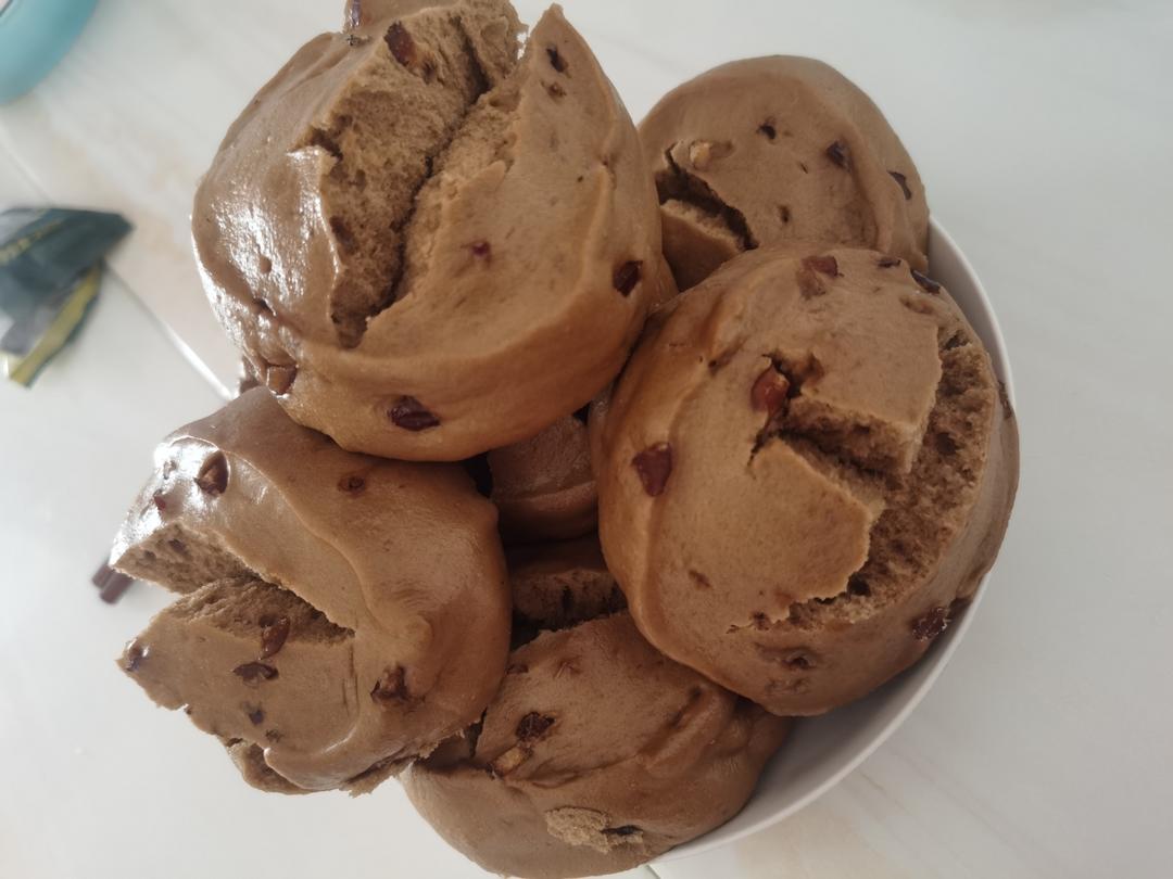 新手也能爆开花的老面红糖大枣开花馒头（泡打粉版or无泡打粉版）