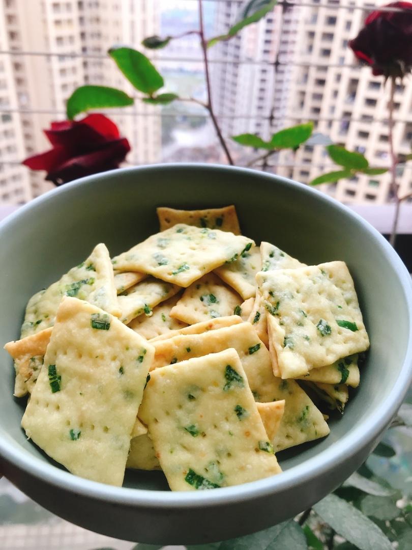 无糖葱香梳打饼干