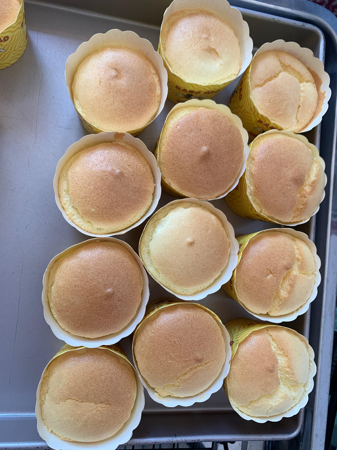 《Tinrry+》香草/抹茶/可可迷你戚风杯子小蛋糕，不用烫面也能湿润哦~