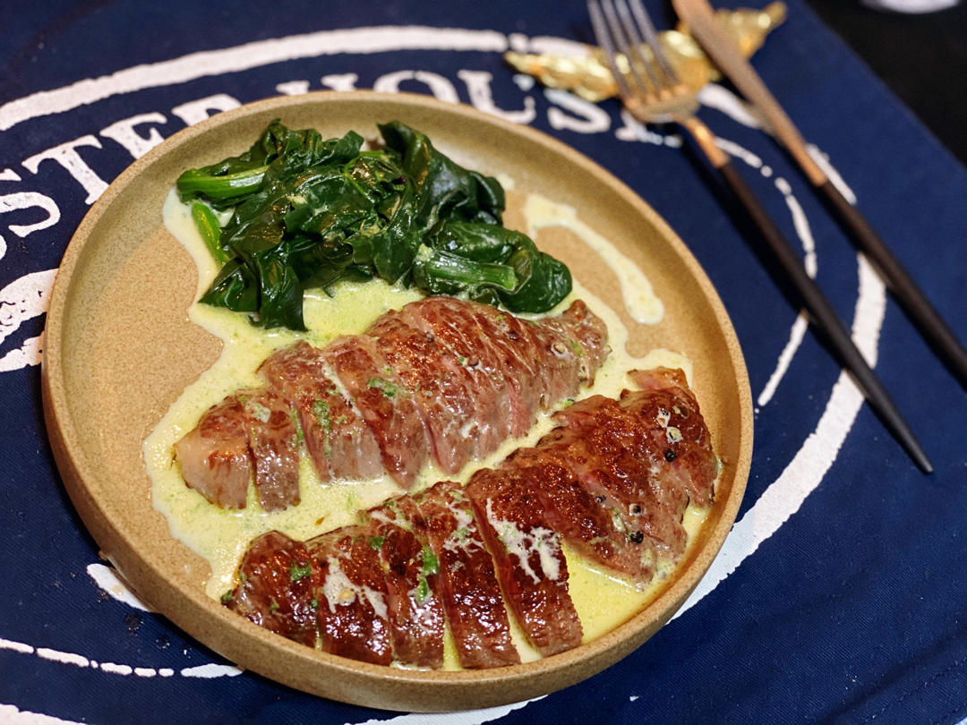 低温慢煮西冷牛排