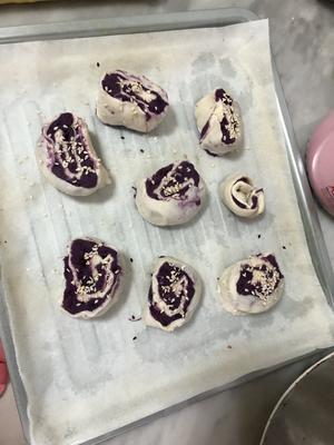 快手版！手抓饼紫薯酥的做法 步骤3